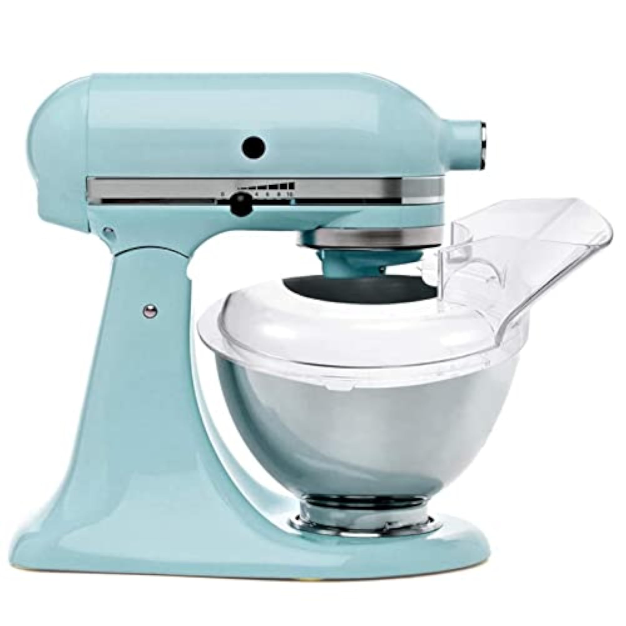 Transparent Bowl Pouring Shield for Kitchen Aid Mixer